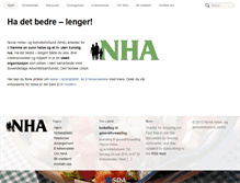Tablet Screenshot of helseogavhold.no